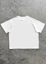 “CHAIN-PEEKER” SINGLE STITCHED TEE - WHITE - Image 3