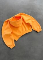 ZIP-UP HOODIE - BLAZING ORANGE - Image 2