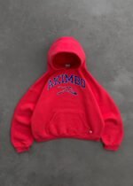 COLLEGIATE HOODIE - STRAWBERRY RED