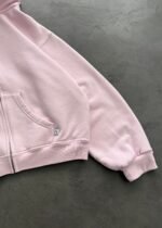 ZIP-UP HOODIE - LILAC - Image 3