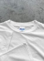 “CHAIN-PEEKER” SINGLE STITCHED TEE - WHITE - Image 2