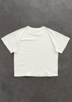 “CHAIN-PEEKER” MID-WEIGHT TEE - CREAM - Image 2