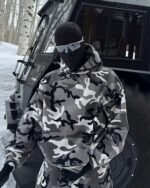 HOODIE - SNOW CAMO - Image 5