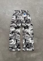 STRAIGHT-LEG SWEATPANTS - SNOW CAMO - Image 2