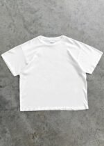 “CHAIN-PEEKER” SINGLE STITCHED TEE - WHITE
