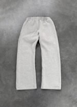 STRAIGHT-LEG SWEATPANTS - HEATHER GREY
