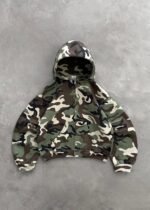 ZIP-UP HOODIE - WOODLAND CAMO