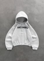 TRAINING ZIP-UP HOODIE - HEATHER GREY