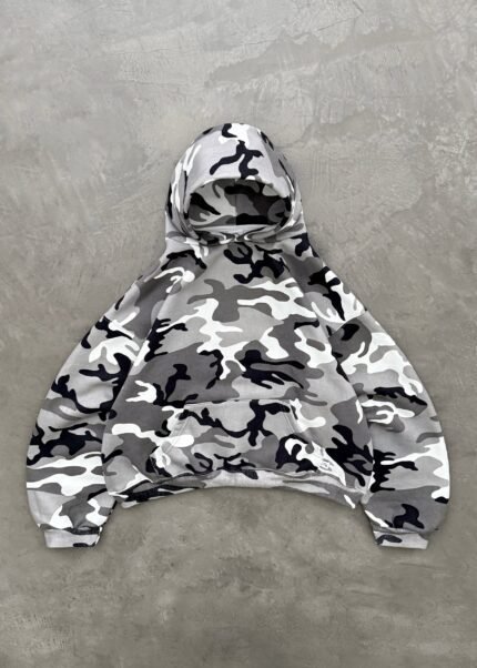 HOODIE - SNOW CAMO
