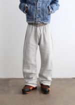 STRAIGHT-LEG SWEATPANTS - HEATHER GREY - Image 3