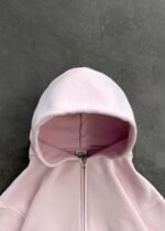 ZIP-UP HOODIE - LILAC - Image 4