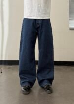 801 BAGGY 5 POCKET JEAN - DARK INDIGO - Image 5