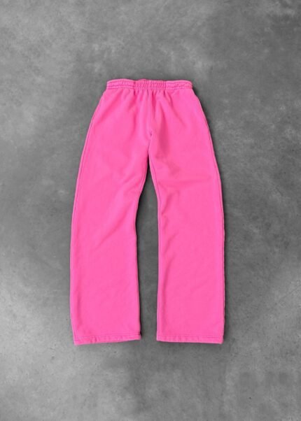 STRAIGHT-LEG SWEATPANTS - HOT PINK