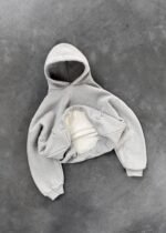 HOODIE - HEATHER GREY - Image 6