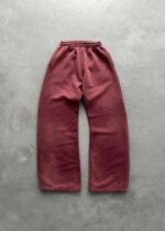 STRAIGHT-LEG SWEATPANTS - FADED WINE
