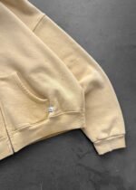 ZIP-UP HOODIE - SUN FADED YELLOW - Image 4