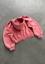 ZIP-UP HOODIE - DUSTY ROSE - Image 2