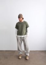 “CHAIN-PEEKER” SINGLE STITCHED TEE - OD GREEN - Image 6