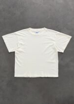 “CHAIN-PEEKER” MID-WEIGHT TEE - CREAM