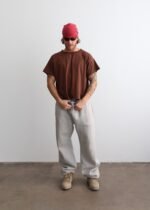 “CHAIN-PEEKER” SINGLE STITCHED TEE - COYOTE BROWN - Image 4