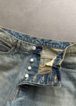 801 BAGGY 5 POCKET JEAN - DUSTY INDIGO - Image 4