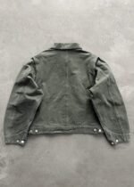 CROPPED CHORE JACKET - OLIVE - Image 2