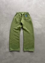 STRAIGHT-LEG SWEATPANTS - OLIVE GREEN - Image 2