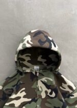 ZIP-UP HOODIE - WOODLAND CAMO - Image 4