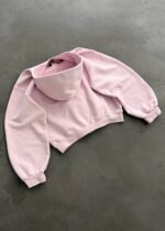 ZIP-UP HOODIE - LILAC - Image 2