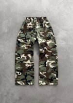 STRAIGHT-LEG SWEATPANTS - WOODLAND CAMO