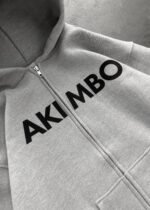 TRAINING ZIP-UP HOODIE - HEATHER GREY - Image 4