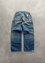 DISTRESSED DENIM DOUBLE KNEES - DIRTY WASH - Image 2