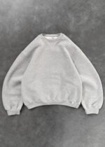 CREWNECK - HEATHER GREY