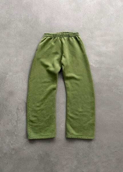 STRAIGHT-LEG SWEATPANTS - OLIVE GREEN