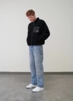 WASATCH DEEP PILE FLEECE JACKET - JET BLACK - Image 5