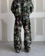 STRAIGHT-LEG SWEATPANTS - WOODLAND CAMO - Image 7