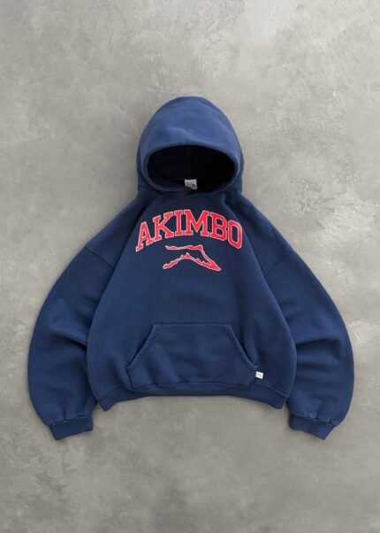 COLLEGIATE HOODIE - FADED NAVY