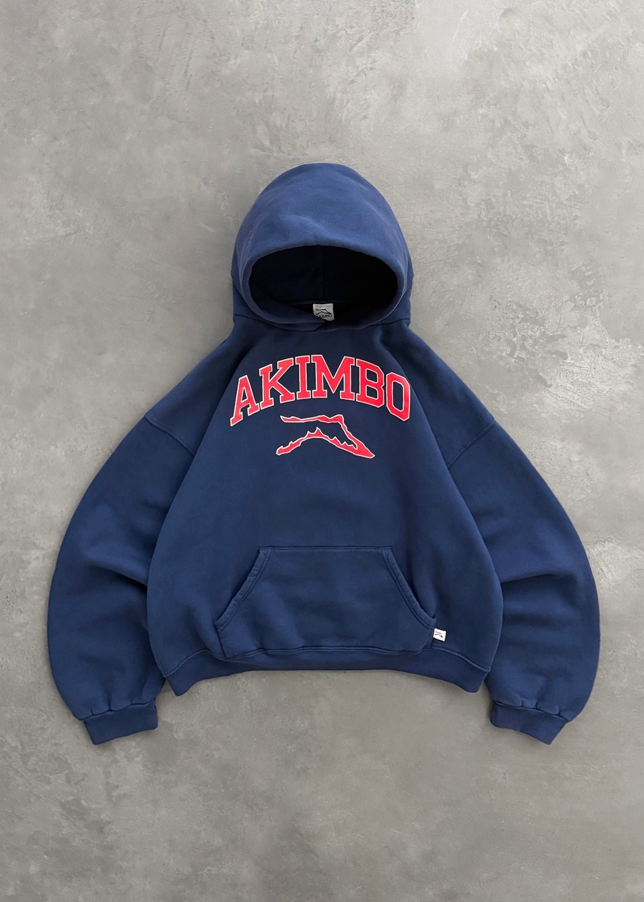 CEC4F096-C235-4E9A-8C7F-D4E649861C2C.jpg COLLEGIATE HOODIE - FADED NAVY - Image 1
