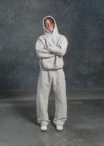 HOODIE - HEATHER GREY - Image 7