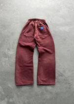 STRAIGHT-LEG SWEATPANTS - FADED WINE - Image 2