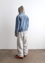 STRAIGHT-LEG SWEATPANTS - HEATHER GREY - Image 4