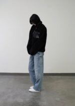 WASATCH DEEP PILE FLEECE JACKET - JET BLACK - Image 4