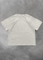 “CHAIN-PEEKER” SINGLE STITCHED TEE - HEATHER GREY