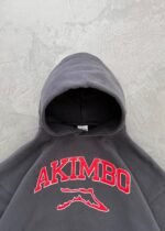 COLLEGIATE HOODIE - CHARCOAL - Image 2