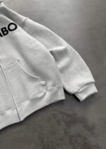 TRAINING ZIP-UP HOODIE - HEATHER GREY - Image 5