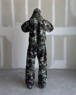 STRAIGHT-LEG SWEATPANTS - WOODLAND CAMO - Image 8