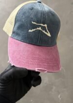 DISTRESSED RANGE MESH CAP - RED - Image 3
