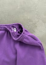 STRAIGHT-LEG SWEATPANTS - PLUM - Image 3